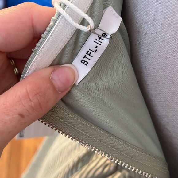 BTFL-life Textured Sage Green Homecoming Dress - Picture 4 of 11